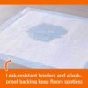 1777936928_91UW66hkML._AC_SL1500_.jpg Amazon Basics Leak-Proof Dog and Puppy Potty Training Pee Pads with Quick-Dry 5-Layer Super Absorbent Design, Regular Size 22 x 22 inch, Blue & White, 100 Count