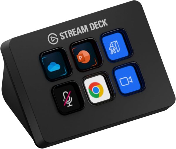 1777969372_61wa4IDpsL._AC_SL1500_.jpg Elgato Stream Deck Mini – Control Zoom, Teams, PowerPoint, MS Office and Boost Productivity with Seamless Integration for Daily Apps, Set Up Shortcuts Easily, USB, Compatible with Mac and PC