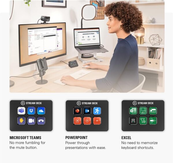 1777969375_71ahLQGkGDL._AC_SL1500_.jpg Elgato Stream Deck Mini – Control Zoom, Teams, PowerPoint, MS Office and Boost Productivity with Seamless Integration for Daily Apps, Set Up Shortcuts Easily, USB, Compatible with Mac and PC