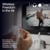Twelve South AirFly SE | Bluetooth Wireless Audio Transmitter Adapter for AirPods/Headphones, 20+ Hr Battery, Works with 3.5mm aux Jacks on Airplanes, TVs, Gym Equipment, and Travel