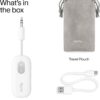 Twelve South AirFly SE | Bluetooth Wireless Audio Transmitter Adapter for AirPods/Headphones, 20+ Hr Battery, Works with 3.5mm aux Jacks on Airplanes, TVs, Gym Equipment, and Travel