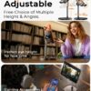 1777973678_71SmwmxY37L._AC_SL1500_.jpg LISEN Cell Phone Stand Phone Holder for Desk Office Decor, Office Desk Accessories Women PC Gaming Essentials iPhone Stand Gadgets Men Gifts for Mom Fit OtterBox Case Switch iPad Air Tablet 4-10 in
