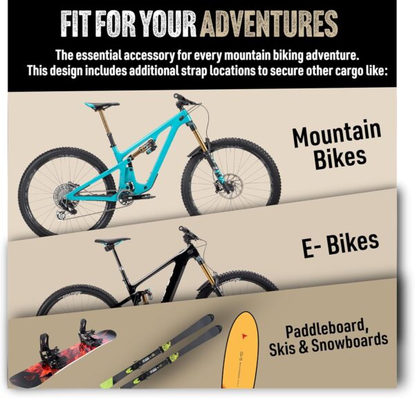 1777976692_81MH3151kOL._AC_SL1500_.jpg Send It. High Roller Tailgate Bike Pad V2 - Truck Accessories for Mountain Bikers, BMX Bikes, Ebikes & More (Mid Size)