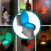 ToiLight 2 Pack. The Original Toilet Bowl Night Light. Fun & Useful Bathroom Motion Sensor Tech Gadget. Funny Novelty Birthday Gift Idea. Stocking Stuffer for Him Her Guys Men Brother Mom