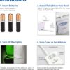 ToiLight 2 Pack. The Original Toilet Bowl Night Light. Fun & Useful Bathroom Motion Sensor Tech Gadget. Funny Novelty Birthday Gift Idea. Stocking Stuffer for Him Her Guys Men Brother Mom