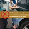 Car Scratch Protector for Trunk Bike Rack, Anti-Scratch Anti-Collision Non-Slip Silicone Pads, Car Paint Protective Pads Car Tire Pattern Non-Slip, Bike Car Rack Accessories(10 Pack)