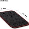 Car Scratch Protector for Trunk Bike Rack, Anti-Scratch Anti-Collision Non-Slip Silicone Pads, Car Paint Protective Pads Car Tire Pattern Non-Slip, Bike Car Rack Accessories(10 Pack)