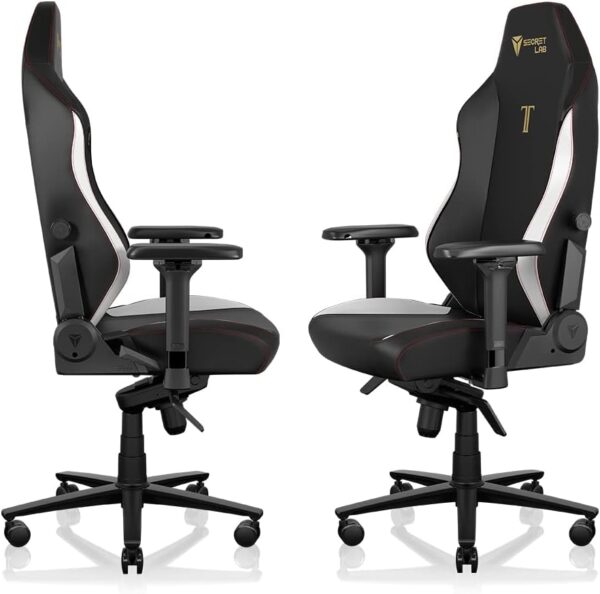 5106mpzHuOL._AC_SL1000_.jpg Secretlab Titan Evo Classic Gaming Chair - Reclining, Ergonomic & Comfortable Computer Chair with 4D Armrests, Magnetic Head Pillow & 4-Way Lumbar Support - Black - Leatherette