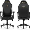514ALeGSZ1L._AC_SL1000_.jpg Secretlab Titan Evo Classic Gaming Chair - Reclining, Ergonomic & Comfortable Computer Chair with 4D Armrests, Magnetic Head Pillow & 4-Way Lumbar Support - Black - Leatherette