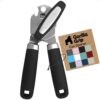 516H0CHz1tL._AC_SL1000_.jpg GORILLA GRIP Heavy Duty Stainless Steel Smooth Edge Manual Can Opener and Bottle Openers, US Designed, Soft Comfortable Handle, Oversized Handheld Turn Knob, Multifunctional Kitchen Tool, Black
