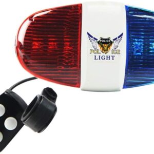 519zOyMgTdL._AC_SL1000_.jpg Kids Bike Police Sound Light - Oumers Electronic Horn Bike LED Light, Christmas Birthday Gift New Year Present for Your Children (Batteries Not Included)