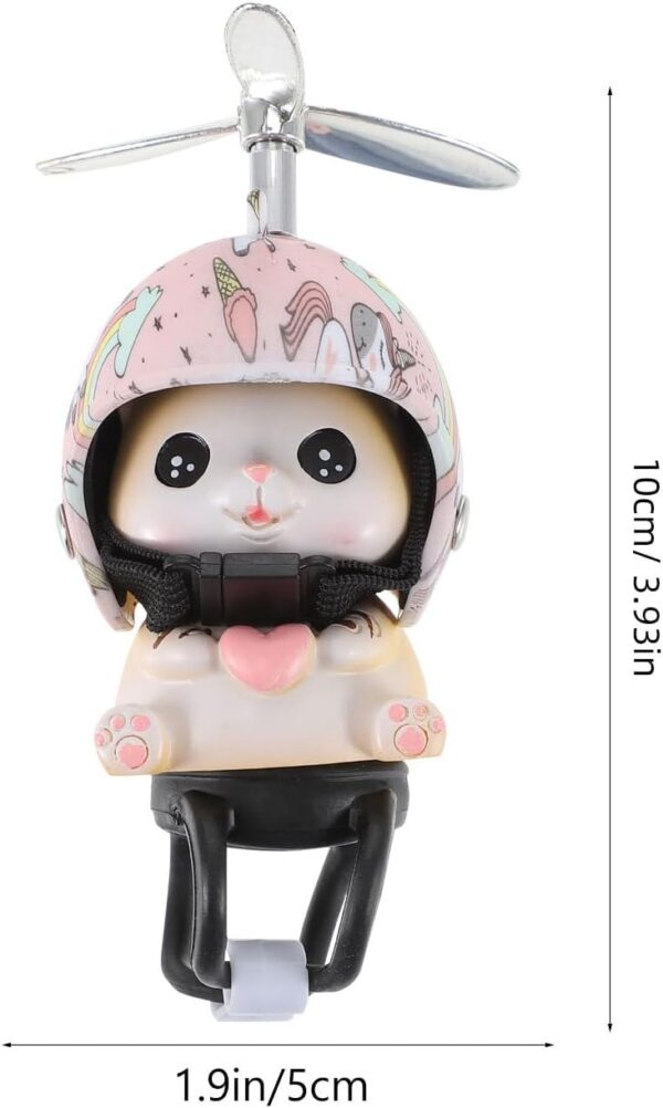 51FUa3CLpUL._AC_SL1500_.jpg Cat Bike Bell Accessories, Resin Handlebars with Propeller Helmet, Mount Cat Figurine for Girls Boy, Bicycle Motorcycle Car Decoration Dashboard Ornament