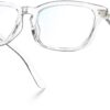 VISOONE Blue Light Blocking Glasses Square with Anti Computer Glare for Gaming Women and Men MONTANA