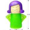51Jab89NL._AC_SL1000_.jpg Angry Mama Microwave Oven Steam Cleaner, Angry Mom Microwave Cleaner, Just Add Vinegar and Water, Cut Cleaning Time by Half (Green)