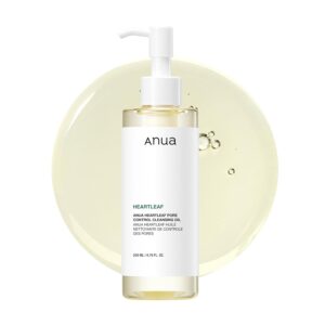 51cLnb6BkZL._SL1500_.jpg Anua Heartleaf Pore Control Cleansing Oil, Pore Cleanser, Sebum Care, Gentle Melting Oil Cleanser for Face, Safe For All Skin Type, Daily Hydrating Makeup Remover, Korean Skin Care (6.76fl.oz)