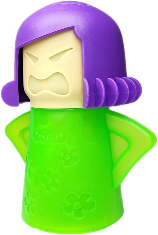 51cnApQwKzL._AC_SL1000_.jpg Angry Mama Microwave Oven Steam Cleaner, Angry Mom Microwave Cleaner, Just Add Vinegar and Water, Cut Cleaning Time by Half (Green)