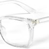 VISOONE Blue Light Blocking Glasses Square with Anti Computer Glare for Gaming Women and Men MONTANA