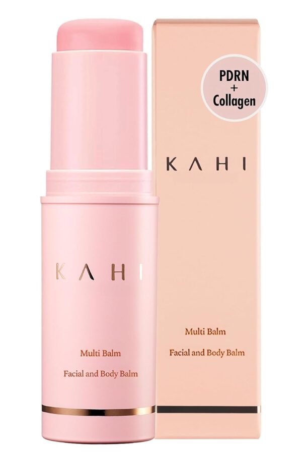 51lvbDfQ7UL._SL1500_.jpg KAHI Wrinkle Bounce Multi Balm Stick | PDRN Collagen Wrinkle Stick | Korean Skin Care |All-in-One Hydrating Lip Balm Eye Cream Neck Cream Make Up Base & Face Mist Moisture Balm