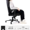 Secretlab Titan Evo Stealth Gaming Chair - Reclining, Ergonomic & Comfortable Computer Chair with 4D Armrests, Magnetic Head Pillow & 4-Way Lumbar Support - Black - Leatherette