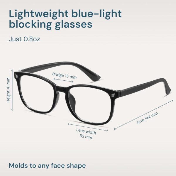 613HyoRoYL._AC_SL1500_.jpg Gaoye Eyewear Frames for Men - Blue Light Blocking Square Glasses, Anti UV Ray Computer Gaming, Blue Blockers for Women