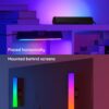 61hrHjFDVL._AC_SL1500_.jpg Govee Smart LED Light Bars, Work with Alexa and Google Assistant, RGBICWW WiFi TV Backlights with Scene and Music Modes for Gaming, PC, Living Room Decoration, Black