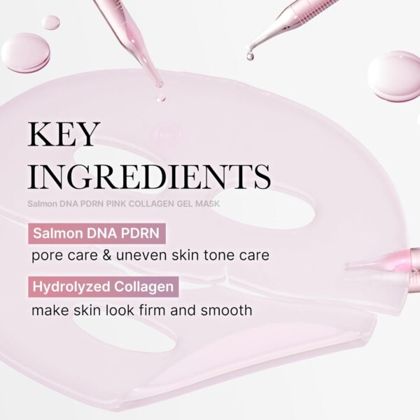 61ly5Vg1mL._SL1500_.jpg medicube Jelly Gel Mask with Salmon DNA PDRN Pink Collagen | Overnight Face Mask for Glass Glow Skin | Elasticity, Hydrating, Firming and Moisturizing | Korean Skincare, 28g x 4ea