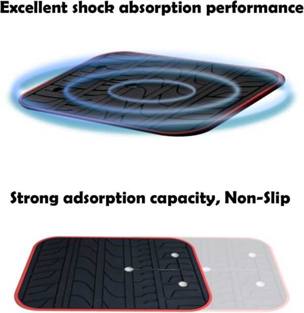 61qV4GtOkL._AC_SL1500_.jpg Car Scratch Protector for Trunk Bike Rack, Anti-Scratch Anti-Collision Non-Slip Silicone Pads, Car Paint Protective Pads Car Tire Pattern Non-Slip, Bike Car Rack Accessories(8 Pack)