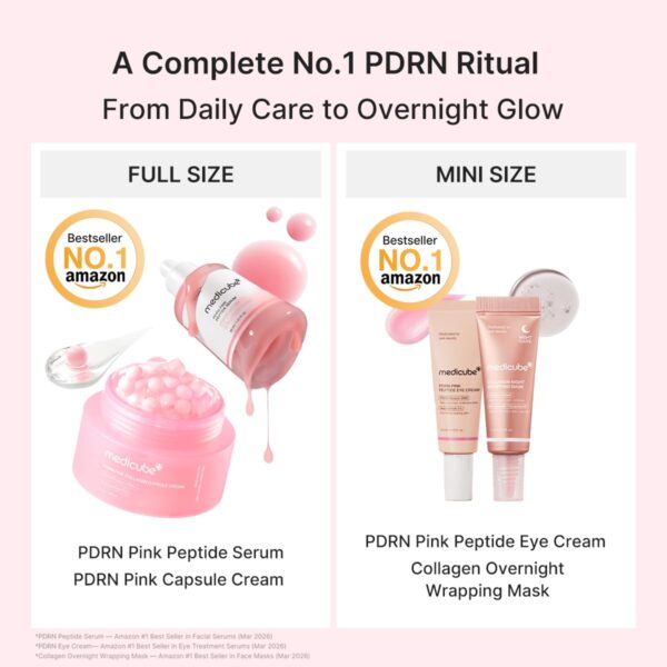 61-WIHU3svL._SL1200_.jpg medicube PDRN Glow Ritual Gift Set | Collagen, Retinol, Peptides for Firm & Glow | Full Size Serum, Cream & Mini Eye Cream, Mask | Skincare Gift Set, Korean Skincare Set, Gifts for Her