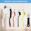 Dfacio 11Pcs Crevice Cleaning Brush Set, Hard Bristle Cleaning Supplies for Kitchen, Bathroom, Corner, Grout, Sink