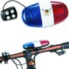 Kids Bike Police Sound Light - Oumers Electronic Horn Bike LED Light, Christmas Birthday Gift New Year Present for Your Children (Batteries Not Included)