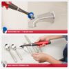 Rubbermaid Reveal Power Scrubber 18-Piece Kit, Cordless Electric Battery Powered Scrub Brush, Water Resistant, for Home/Kitchen/Bathroom/Grout/Tile/Shower/Tub