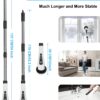 613rx4GIiTL._AC_SL1500_.jpg Leebein Electric Spin Scrubber, Cordless Cleaning Brush with 8 Replaceable Brush Heads, Tub and Floor Tile 360 Power Scrubber Dual Speed with Adjustable & Detachable Handle for Bathroom Kitchen Car