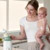Momcozy Baby Bottle Warmer for Breast Milk Formula Food, Fullest Nutrients Preserved, Fast Heat, Night Light for Nighttime Breastfeeding, One-Touch Easy Use, Newborn Essentials Supplies Gift for Mom