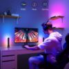 615vwriguRL._AC_SL1500_.jpg Govee Smart LED Light Bars, Work with Alexa and Google Assistant, RGBICWW WiFi TV Backlights with Scene and Music Modes for Gaming, PC, Living Room Decoration, Black