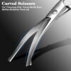 616vNyrsmnL._AC_SL1500_.jpg Professional 4 in 1 Dog & Cat Grooming Scissors Kit with Safety Round Tips,Sharp & Durable,Dog Shears for Grooming - Includes Straight, Curved, Thinning Scissors and Comb - Premium Pet Supplies