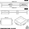 Fenge Monitor Stand, Dual Monitor Riser, 42.5inch Large Desk Computer Monitor Stand Riser with Drawer, 2 Tier Wood & Acrylic Desktop Organizer for Computer, Laptop, Printer, TV Screen Riser