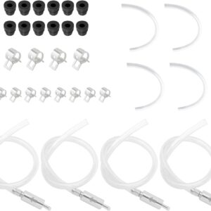 618ZL6l34JL._AC_SL1500_.jpg OFBAND 4Set Brake Bleeder Kit,Brake Fluid Bleeder Kit Includes 4PCS Brake Bleeder Hose,2PCS One Way Check Valve,Universal Break Bleeder Kit Car Accessories for Car Motorbike Bike
