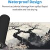Japanese Mouse Pad, Large Japanese Desk Mat, XL Anime Gaming Keyboard Mat, Non-Slip Rubber Base, Big Extended Desk Protector for Home Office, 31.5”x11.8”