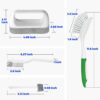 Holikme 6 Pack Dish Brush with Handle Kitchen Cleaning Brush Set for Pot, Pan, Kitchen Sink (Green)
