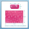 Best Pet Supplies Dog Poop Bags for Waste Refuse Cleanup, Doggy Roll Replacements for Outdoor Puppy Walking and Travel, Leak Proof and Tear Resistant, Thick Plastic - Pink Heart, 150 Bags