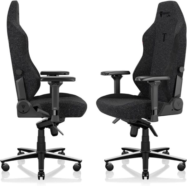 Secretlab Titan Evo Black3 Gaming Chair - Reclining, Ergonomic & Comfortable Computer Chair with 4D Armrests, Magnetic Head Pillow & 4-Way Lumbar Support - Black - Fabric