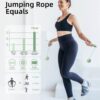 YOTTOY Skipping Ropes for Adults -Cordless Counter Jump Rope with Large Cordless Ball-Weighted Jump Rope for Women with LCD Display