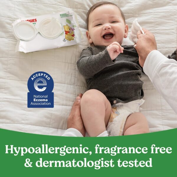 61E3oxpmbFL._AC_SL1080_.jpg Huggies Natural Care Sensitive Baby Wipes, Unscented, Hypoallergenic, 6 Flip-Top Packs (288 Wipes Total)