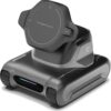 LOOI Robot-Space Black-AI Desktop Companion,ChatGPT&Gemini Voice Interaction,Visual Understanding,Personality&Memory,10W Wireless Charging,Tech&Gadget Gift,Electronic pets,Toy,Geek,Desktop Setup