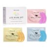 PEAUAMIE Under Eye Patches Gold and Hyaluronic Acid for puffy eyes,Rose Eye Masks for Dark Circles and Puffiness skin care Smooth Wrinkles products 30 Pairs
