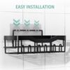 61GTZlghL._AC_SL1500_.jpg GD Adhesive Shower Caddy 5 Pack – Rustproof Stainless Steel No-Drill Bathroom Organizer Shelves with Large Capacity, Waterproof Storage Racks for Shower, Kitchen, Dorm, Apartment, and Home