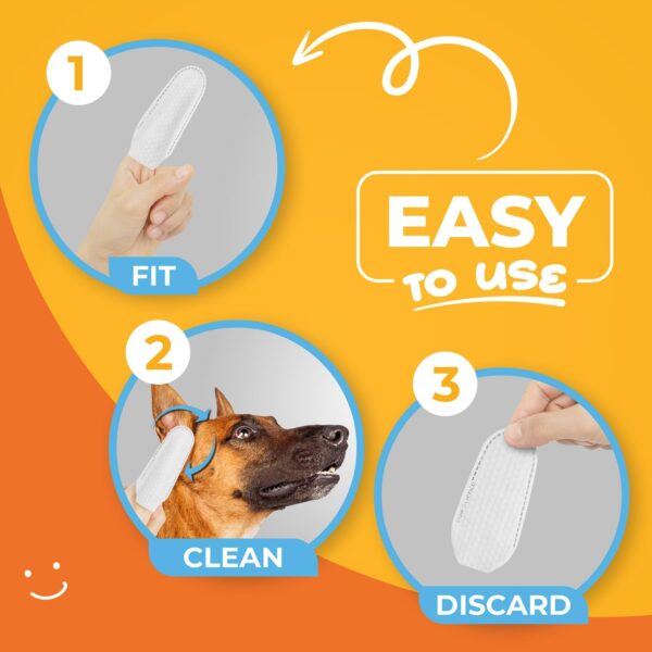 61HUJ9oEARL._AC_SL1500_.jpg Paw Science Dog Ear Cleaner Wipes – Finger Wipes for Dogs & Cats – Cleaning, Soothing, & Deodorizing Itchy Ears – Pet Ear Relief Solution (Coconut)