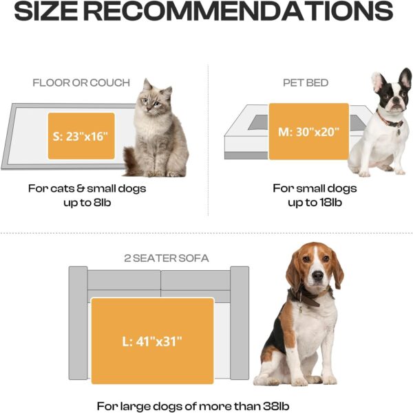 61Id0iAmO3L._AC_SL1500_.jpg Luciphia 1 Pack 3 Blankets Super Soft Fluffy Premium Fleece Pet Blanket Flannel Throw for Dog Puppy Cat Paw Brown/Pink/White Small(23x16 inch)