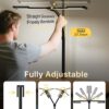 61JZ7OT6Z5L._AC_SL1500_.jpg ONEMIX 42" LED Desk Lamp with Clamp, Architect Desk Light with Remote, Adjustable 4-Segment Bar, 1800LM Bright, Eye-Caring Desk Lamp for Home Office, Reading, Study, Dual Monitors, Workbench(Black)