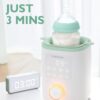 Momcozy Baby Bottle Warmer for Breast Milk Formula Food, Fullest Nutrients Preserved, Fast Heat, Night Light for Nighttime Breastfeeding, One-Touch Easy Use, Newborn Essentials Supplies Gift for Mom